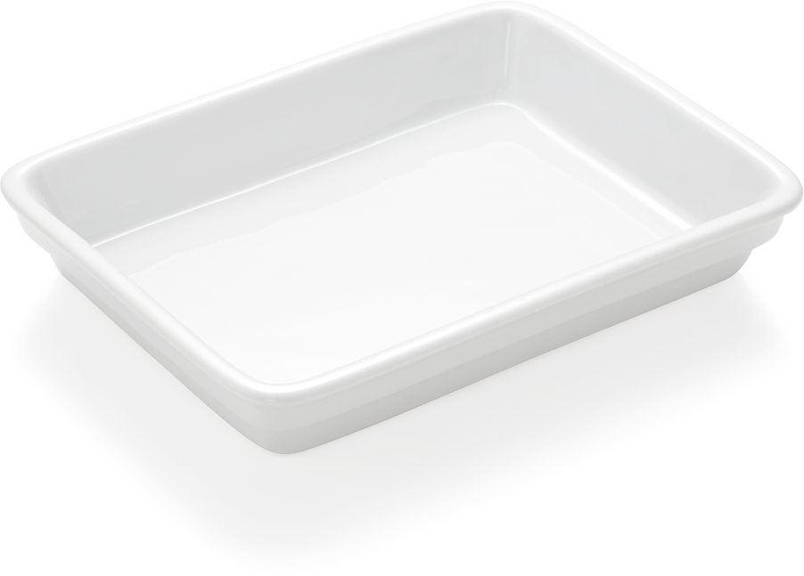 Abteilschale, 23,5 x 17,5 x 4,5 cm, Porzellan