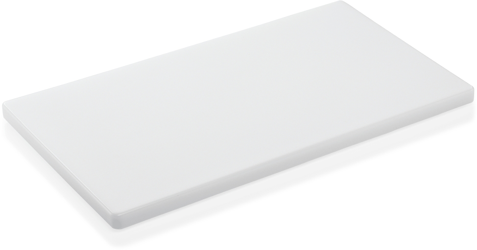 HACCP Schneidbrett, 50 x 30 x 2 cm, weiß, Polypropylen