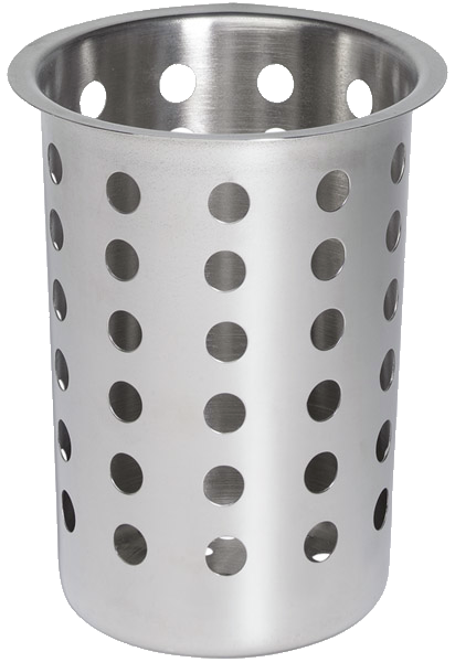 Besteckköcher Ø 9,7 cm, H: 13,7 cm , Edelstahl