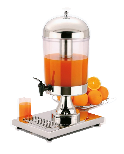 Saftdispenser -INOX STAR- 36 x 26 cm, H: 55 cm , Edelstahl