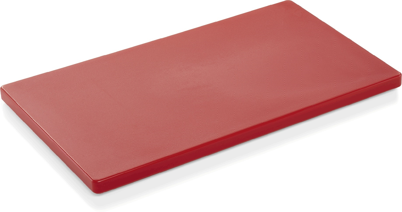 HACCP Schneidbrett, 60 x 40 x 2 cm, rot, Polypropylen