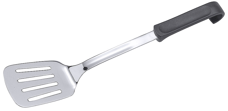 Bratenwender, perforiert 35 cm Serie BUFFET NOIR