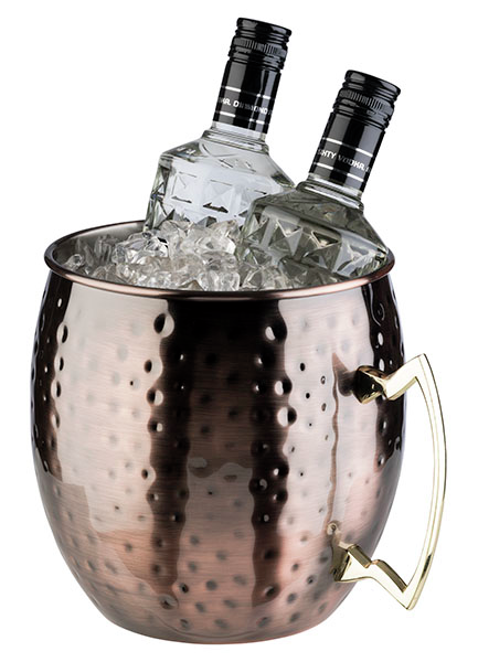 Flaschenkühler -MOSCOW MULE- Ø 20 cm, H: 21 cm , Kupfer
