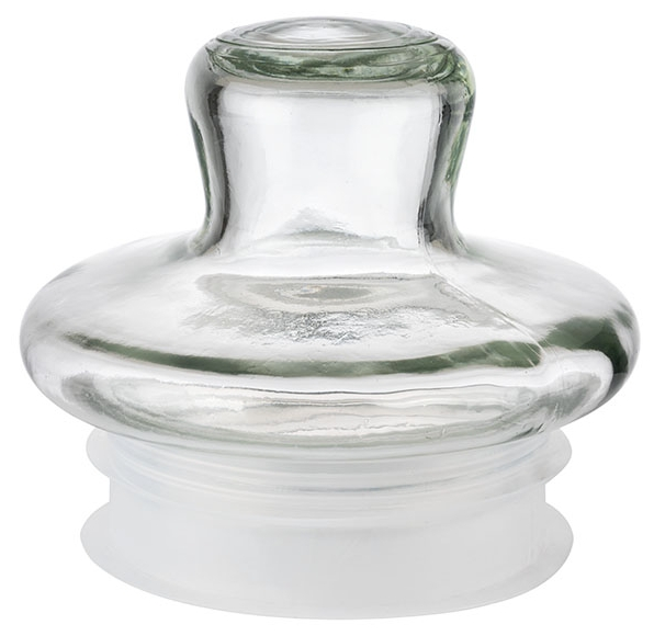 Deckel Ø 14 cm, H: 12 cm , Transparent