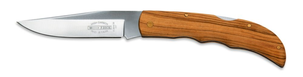 DICK Taschenmesser Klingenlänge 90 mm mit Olivenholzgriff
