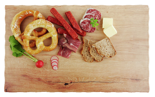 GN 1/1 Tablett -OAK LIGHT- 53 x 32,5 cm, H: 1,5 cm , Braun