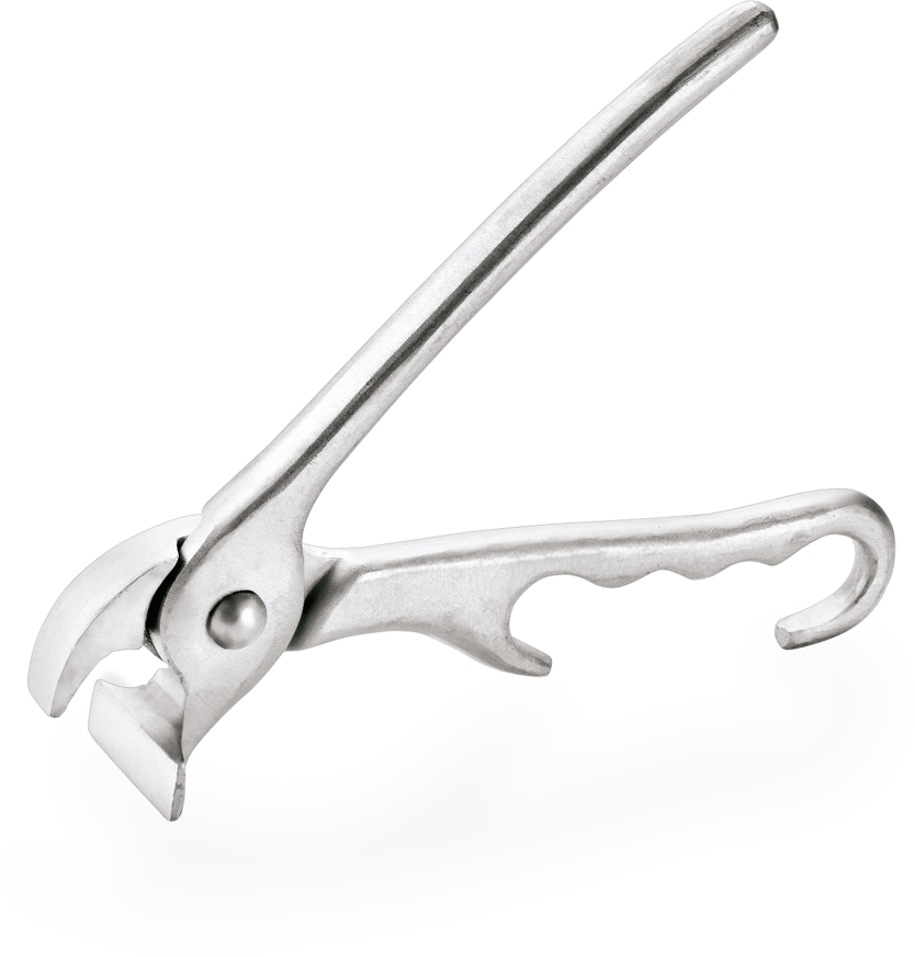 Pizzablechzange, 20 cm, Aluminium