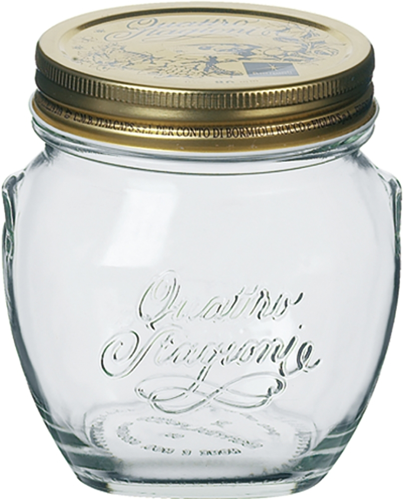 Quattro Stagioni Konfitürenglas 50cl m. Deckel *
