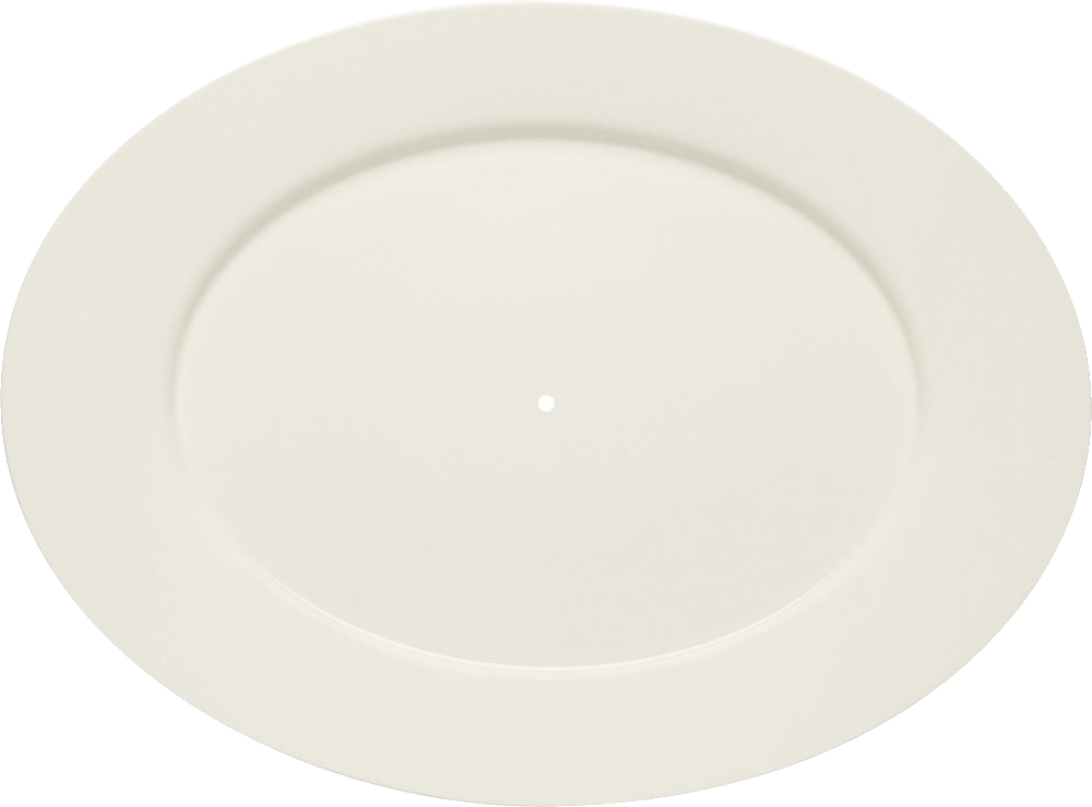 Bauscher purity classic - Etageren-Platte  oval Fahne 33 cm